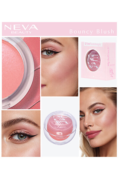 NEVA BEAUTY Bouncy Blush-Cheer Up Krem Allık