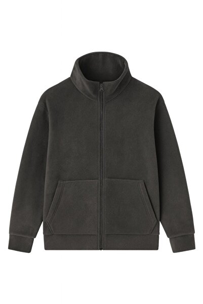 CGA Men's Anthracite Fleece Full Zip Zippered Anthracite Men's Fleece Anthracite Fleece