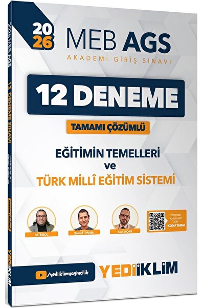 Yediiklim Yayınları 2026 MEB AGS Eğitimin Temelleri Ve Türk Milli Eğitim Sist...