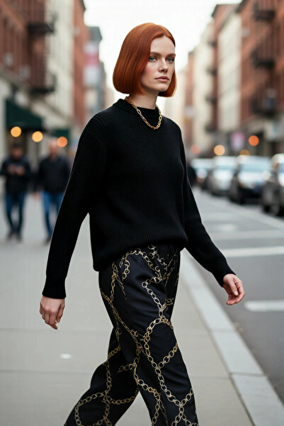 PayBuy سترة نسائية كبيرة الحجم بأكمام منخفضة وياقة دائرية، سترة تريكو أساسية مريحة بأسلوب شتوي، اختيار عالي الجودة