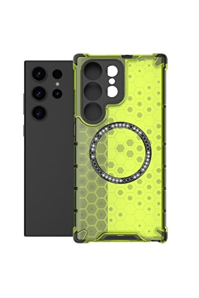 ALC MOBILE Carcasă compatibilă cu Samsung Galaxy S24 Ultra cu protecție pentr...