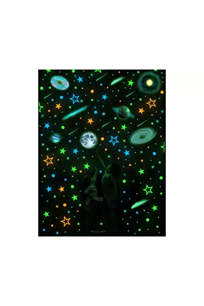 Inovius Sticker Perete Autocolant Planete Fosforescente - 89412