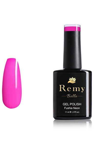 Remy Belle طلاء أظافر جل 11 مل، فوشيا نيون، يدوم طويلاً، مقاوم للتشقق (يتطلب ...