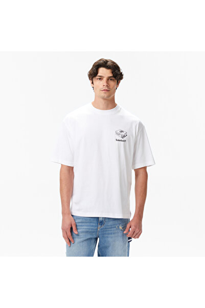 Timberland 'My Boots' Short Sleeve Men's White T-Shirt