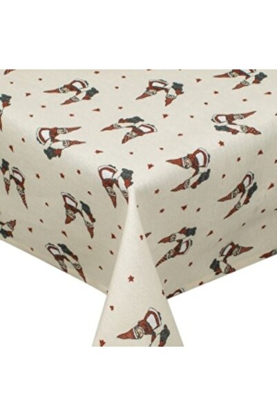 OEM Christmas Decorative Tablecloth, size 120 x 120 cm, Santa Couple model