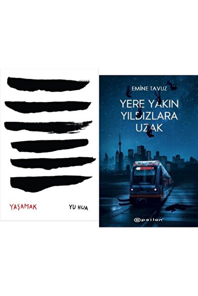 Epsilon Yayınevi Yaşamak + Yere Yakın Yıldızlara Uzak / 2 Kitap Set