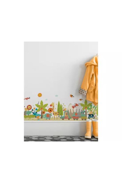 Inovius Αυτοκόλλητο τοίχου Animal Sticker 95x27,7cm - 72222