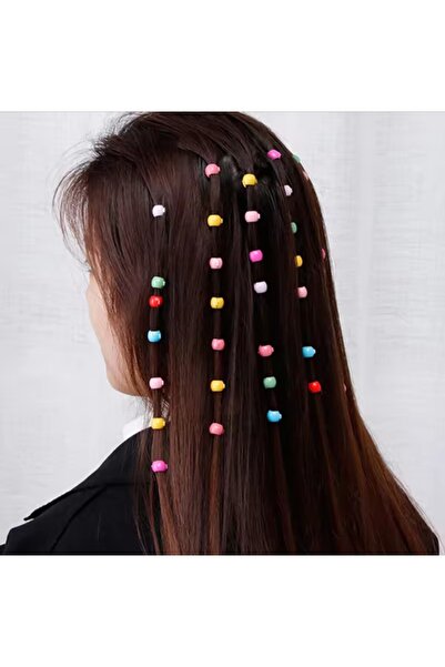 REBORN DESIGN Nostalgia Retro Globe Model Enamel Mixed Color 12-Piece Hair Beads