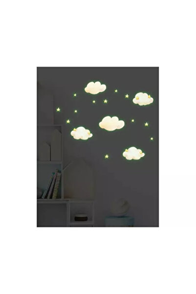 Inovius Sticker Perete Autocolant Fosforescent Norisori - 20x25cm