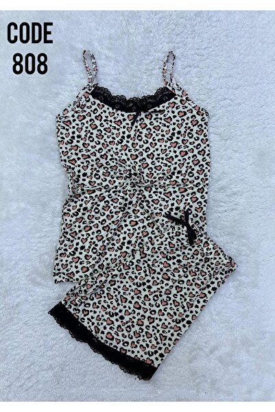 VAJESTO Set de pijamale pentru femei cu bretele din dantelă, cămașă de noapte...