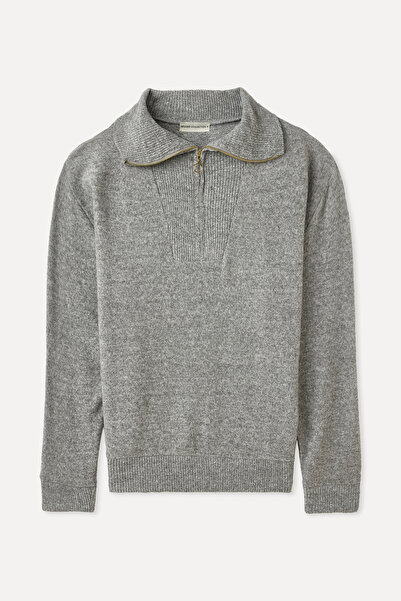 Mudo Zipped Polo Neck Sweatshirt