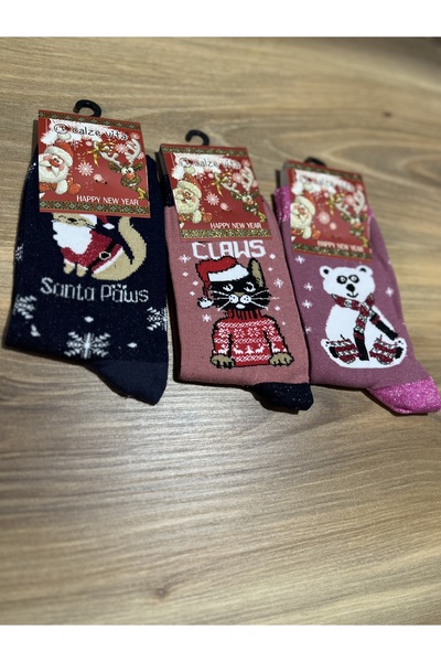 Calze Vita Set de 3 ciorapi de Crăciun pentru femei