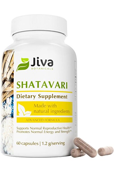 Jiva Botanicals Shatavari Capsules for Women – 1,200mg Organic Shatavari Powd...