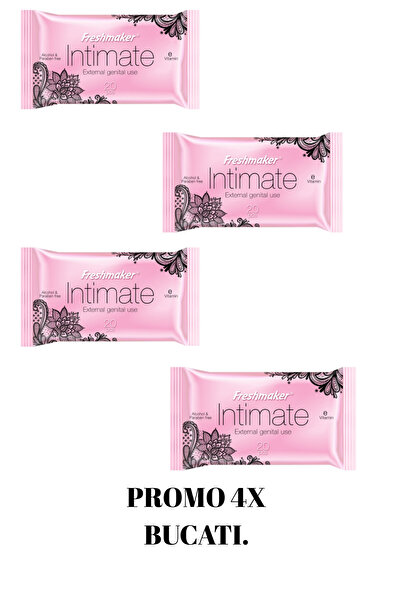 Freshmaker PACHET PROMO 4 BUCATI - SERVETELE UMEDE INTIME, 20 BUC.
