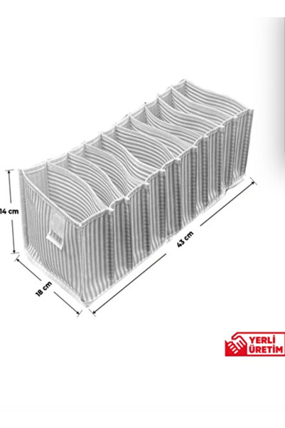Magic Lady 10-Compartment Drawer and Cabinet Accordion Organizer Size m