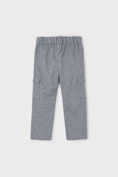 MAYORAL Boy's Comfortable Fit Cargo Pocket Pants - Gray Melange