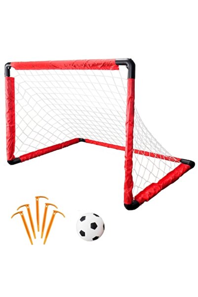 dalimag Παιδικό πτυσσόμενο τέρμα ποδοσφαίρου, 85x62x62cm, κόκκινο