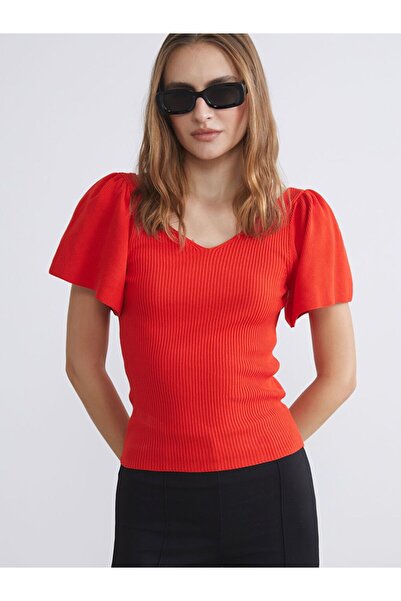 LC Waikiki V-Neck Women's Knitwear Sweater