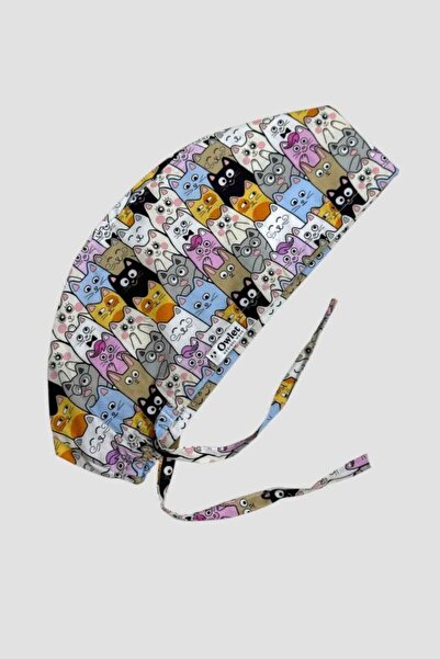 Owlet Medikal Colorful Cats Surgical Cap