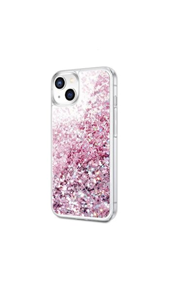 isag Husa compatibila cu iPhone 14, cu Apa si Sclipici, Glitter, Fashion, pro...