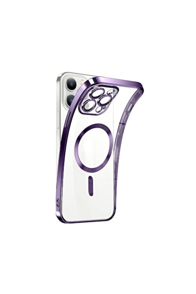 isag Husa din silicon de tip MagSafe compatibila cu iPhone 15 Pro, ISAG®, pro...