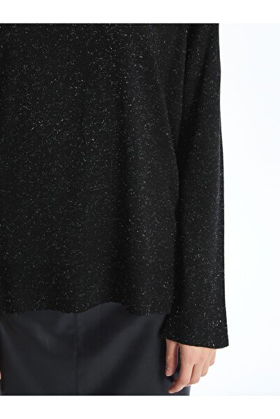 LC Waikiki Crew Neck Shiny Looking Women's Knitwear Sweater