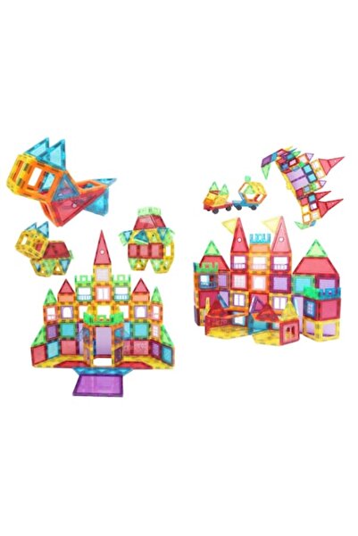 KidProtect KidProtect® Mag Hero Big Magnetic Building Blocks Set for Children 106 pcs, Educational and Creative, Asam