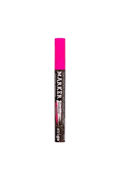 Strigo Liquid chalk marker, round tip, neon pink SSC214
