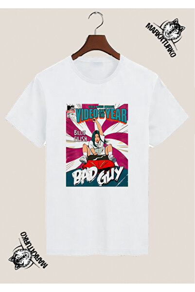 MarkaTurko تي شيرت بتصميم خاص مطبوع عليه بيلي إيليش