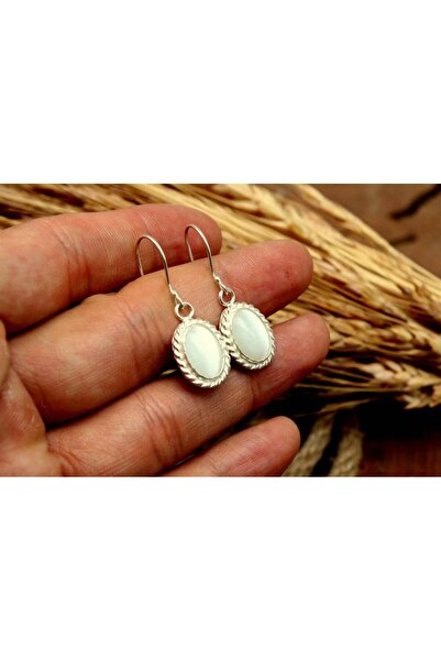 alpsilverart 925 Ayar Gümüş El İşi Otantik Kedi Gözü Küpe – Kadınlar İçin Özel Tasarım