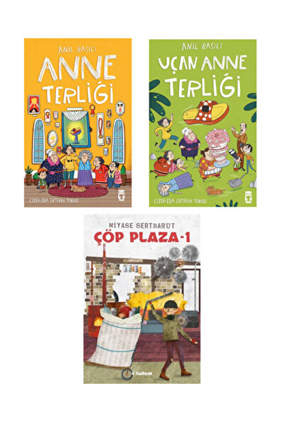 Timaş Çocuk Timaş Anne Terliği Ve Uçan Anne Terliği Tudem Çöp Plaza 1 Okuma Seti