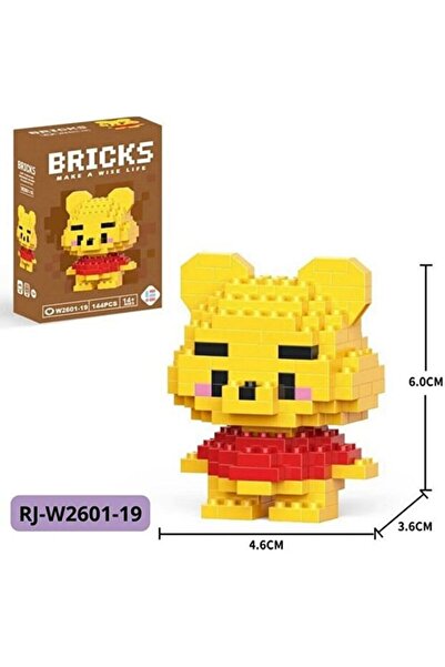 renkli outlet Bricks Winnie The Pooh Yap boz 3D Puzzle Mini Yapı Oyuncak