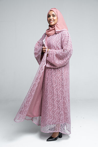 LAVİNİA Lavinia women's abaya, full lace fabric
