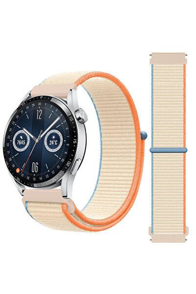 redmud teknoloji Huawei Watch GT6 Pro 46 mm (22mm) Ayarlanabilir Hasır Örgü C...