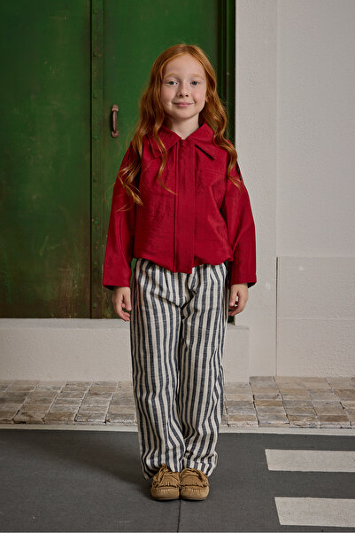 Fahhar Kids Apoletli Bomb Jacket Red