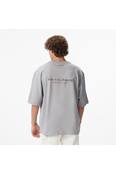 United 4 United4 X Monkey Project Where Is the after Party Unisex Gray T-Shirt