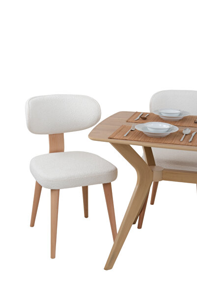 PLASMOB 80X120 MDF Mutfak Masası (Sadece Masa) Salon Masası Balkon Masası Viktoria Serisi-Ceviz