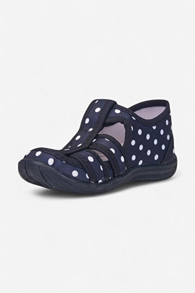 Allyup Daily Unisex Navy Blue Children's Sandals Flexible Non-Slip Sole Linen Velcro Summer Home Nursery Shoes 143