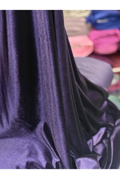 MEKİK MANİFATURA PATLICAN MORU İPEK KADİFE