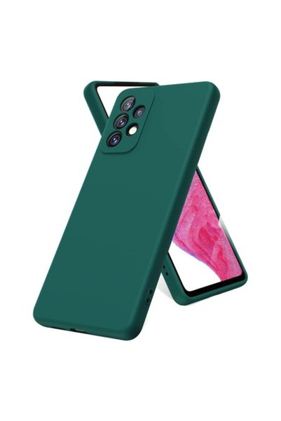 isag Husa protectie compatibila cu Samsung Galaxy A13 4G, slim, silicon Verde...