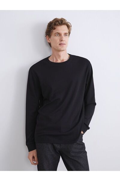 LC Waikiki Hanorac pentru bărbați, cu mânecă lungă, cu guler rotund