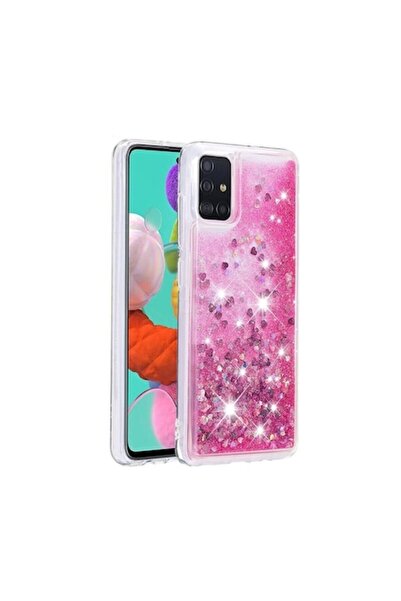 isag Husa compatibila cu Samsung Galaxy A72, cu Apa si Sclipici, Glitter, Fashion, protectie camera, Prem