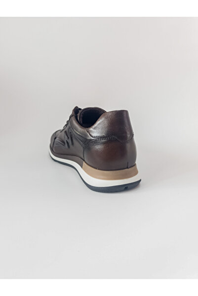 Voyager Men's Casual Shoes Genuine Leather Thermo Sole Orthopedic Lace-Up Comfortable