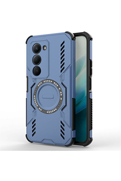 Techsuit Θήκη ArmorMag για Xiaomi Redmi 15 5G, μπλε ναυτικό