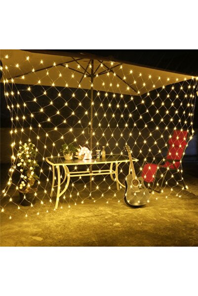 Flippy Christmas Net Light 6m x 1.5m, 480 Warm White LEDs, 8 Modes, Transformer, Interconnectable