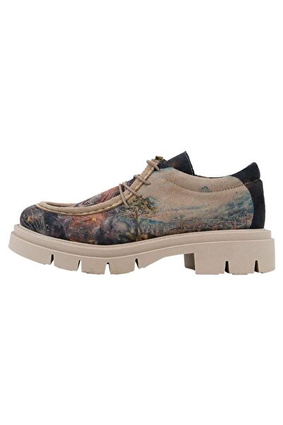 Dogo Women's Vegan Multi-Colored Loafer - the Model Book of Calligraphy Design