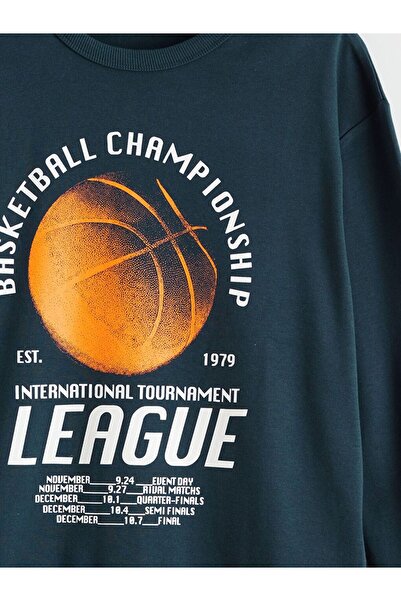 LC Waikiki Crew Neck Printed Boys' Sweatshirt