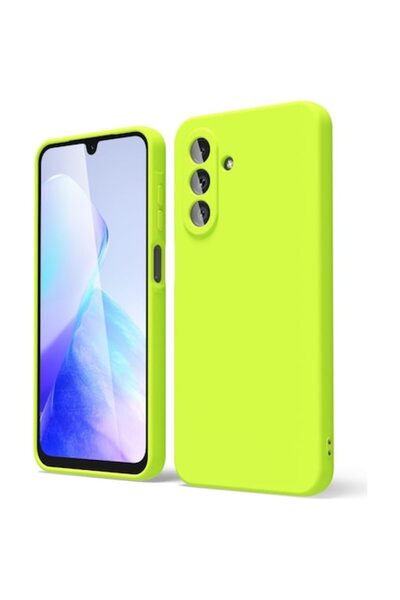 ALC MOBILE Husa Compatibila cu Samsung Galaxy A17, TPU Verde Neon, Slim Soft Touch, Anti-Soc,