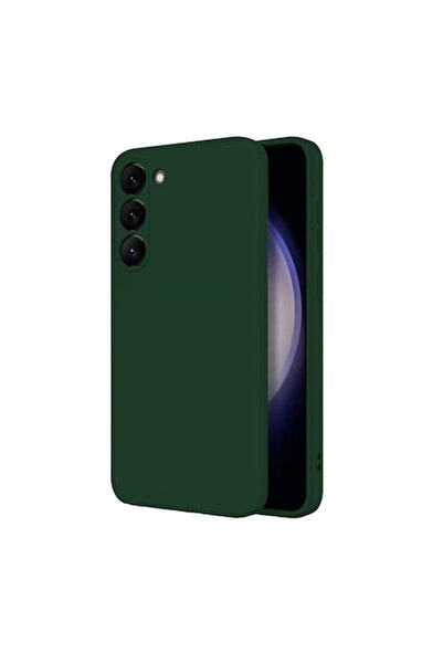 isag Husa protectie compatibila cu Samsung Galaxy S23, slim, silicon Verde in...
