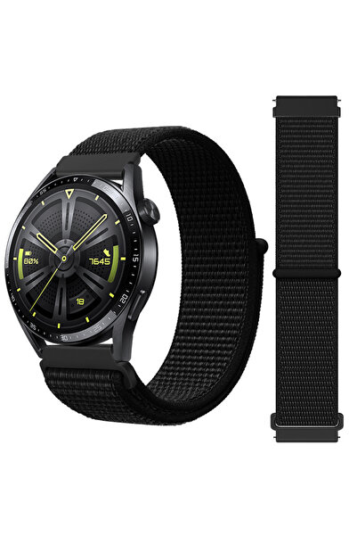 redmud teknoloji Huawei Watch GT6 Pro 46 mm (22mm) Ayarlanabilir Hasır Örgü C...